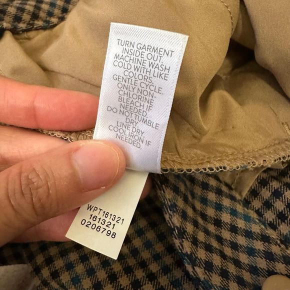 J. JILL Premium Bi-Stretch Gingham Plaid Trouser Dress Pants Multicolor - Picture 9 of 11